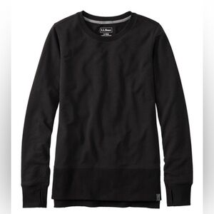 L.L. Bean Women’s Classic Black Crewneck Sweatshirt